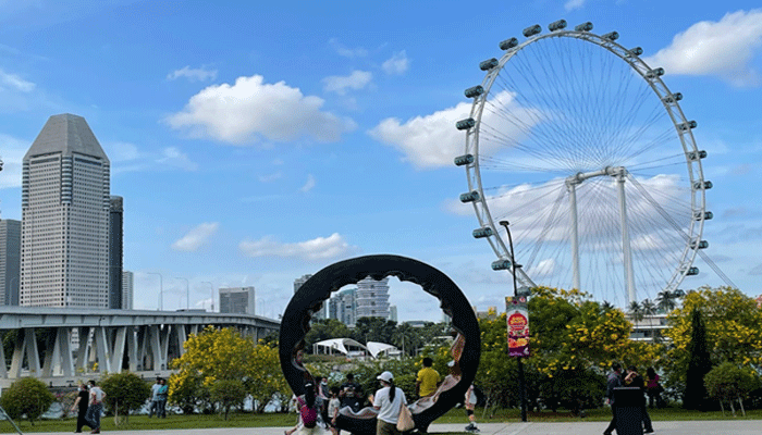 lokasi Singapore Flyer