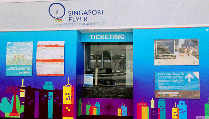 Singapore Flyer buka jam berapa