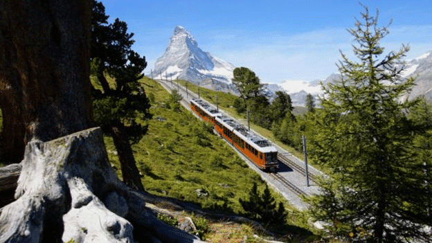 Gunung Matterhorn di Swiss