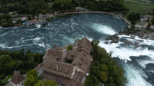 jam buka air terjun rhine