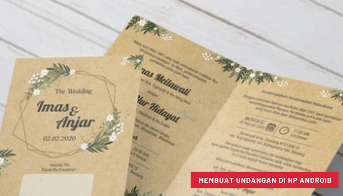 Tutorial Membuat Undangan