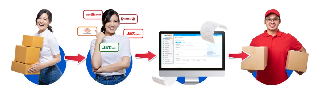cara daftar agen ekspedisi