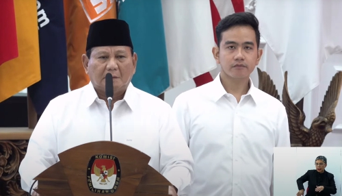Prabowo Gibran jadi presiden