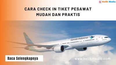 Cara check in tiket pesawat online