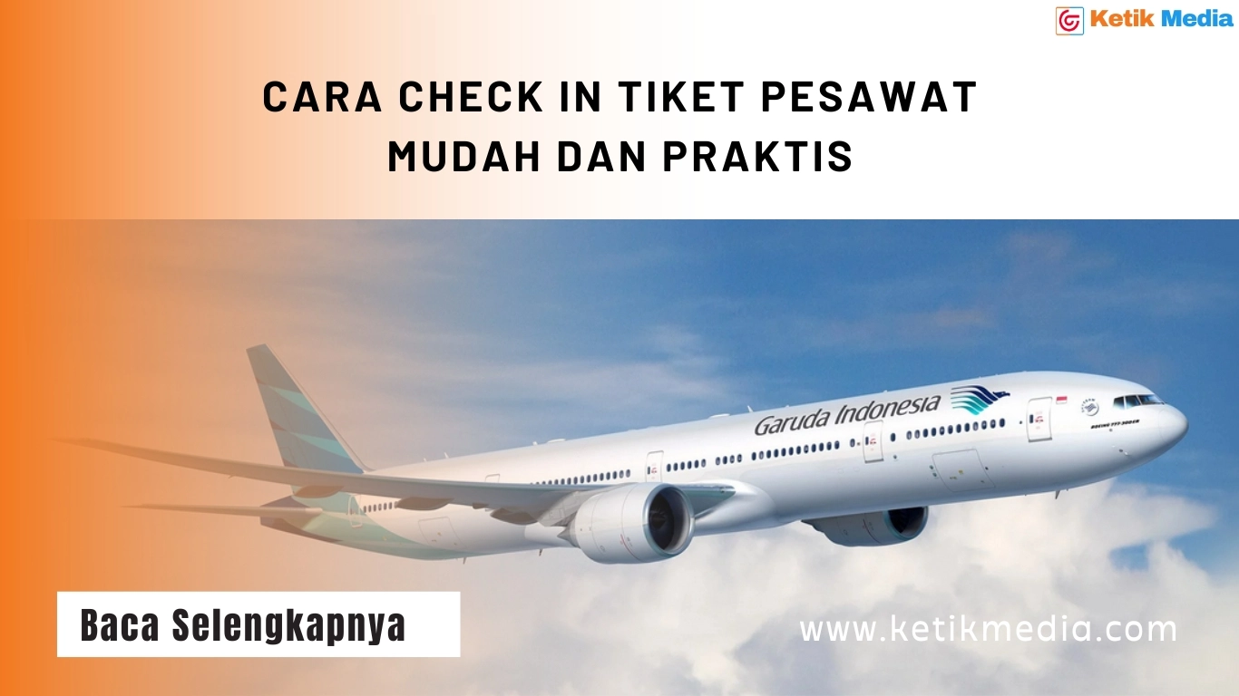 Cara check in tiket pesawat online