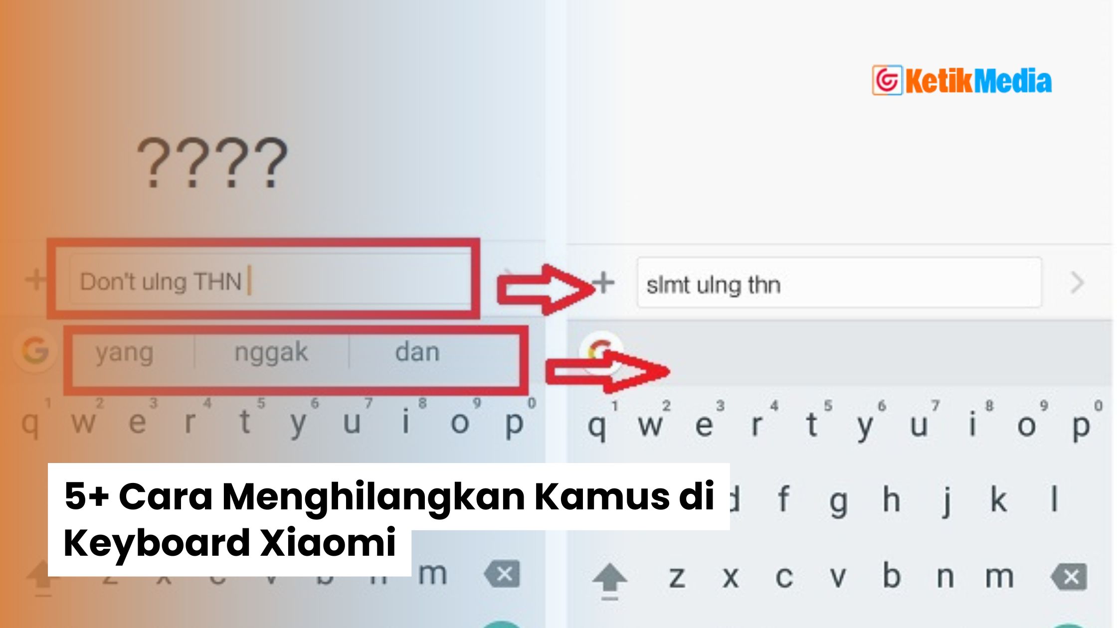 Cara Menghilangkan Kamus di Keyboard Xiaomi