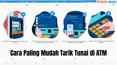 Cara tarik tunai tanpa kartu di ATM