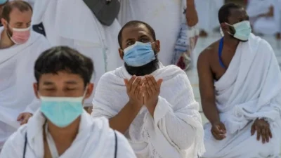 penggunaan masker selama umrah