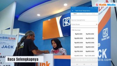 Tarik tunai di Agen BRILink tanpa ATM
