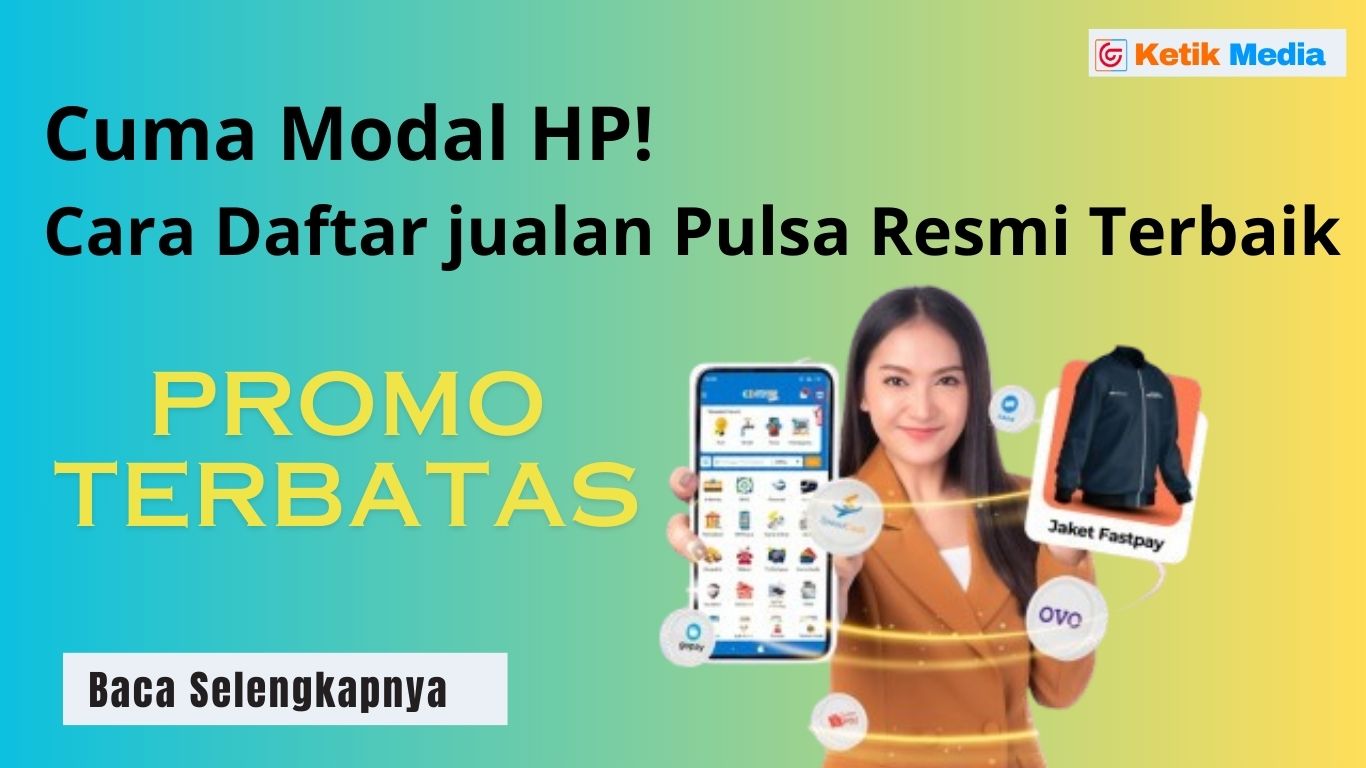 cara daftar jualan pulsa