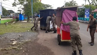 Razia Satpol PP PKL di Maros, Padahal Sudah Setor ke Polisi