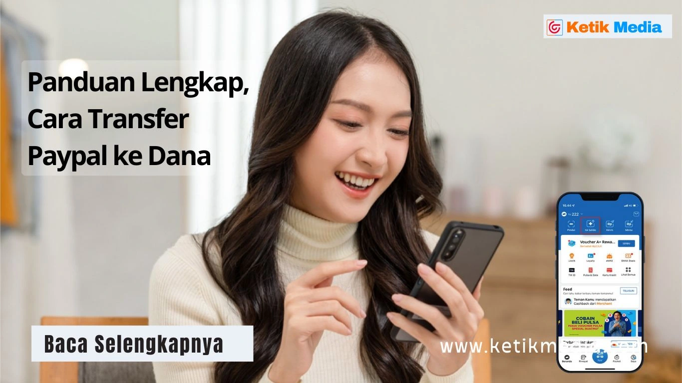 Cara transfer PayPal ke Dana