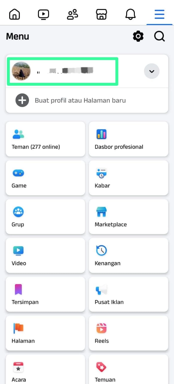 halaman Menu