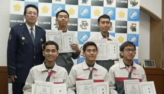 5 WNI di Jepang Dapat Penghargaan dari Kepolisian