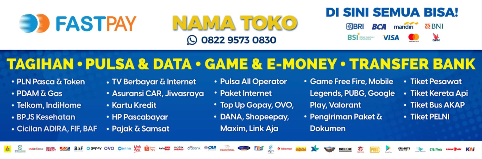 Alat Promosi Fastpay