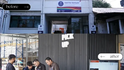 Before After - Pick Up Point Store Holis Knitto