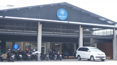 Intip Hasil Pasca Renovasi Toko Bahan Kaos Knitto, Surganya Kain Premium