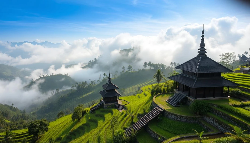 Wisata Lolai Tongkonan Lempe - Negeri di Atas Awan
