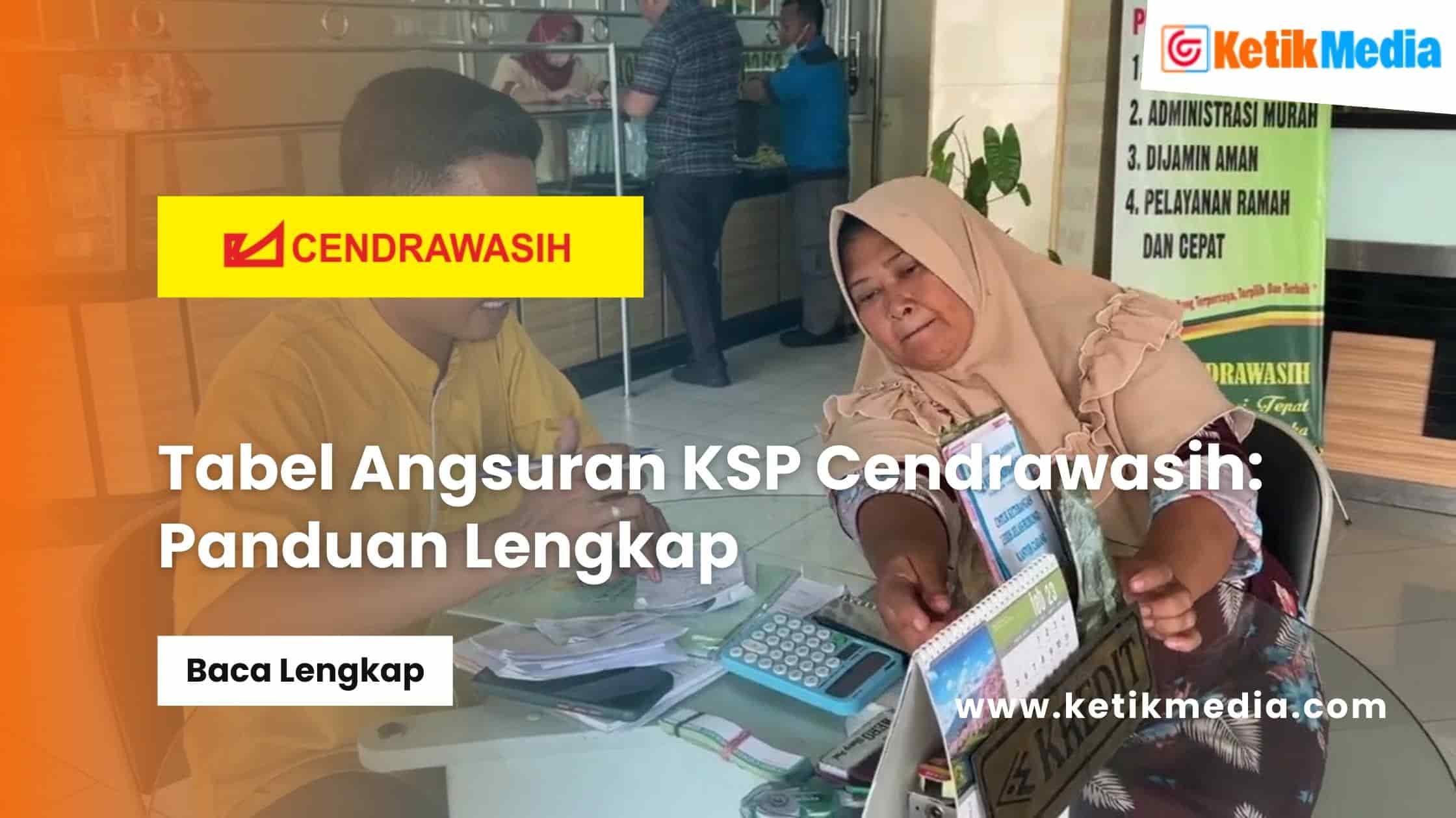 Tabel Angsuran KSP Cendrawasih