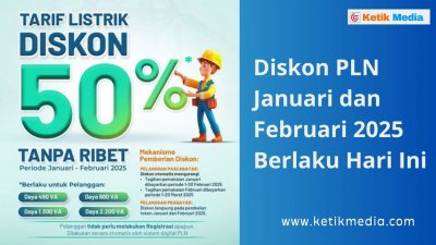 Diskon PLN Januari 2025 Berlaku Hari Ini, Cara Beli & Maksimal Pembelian