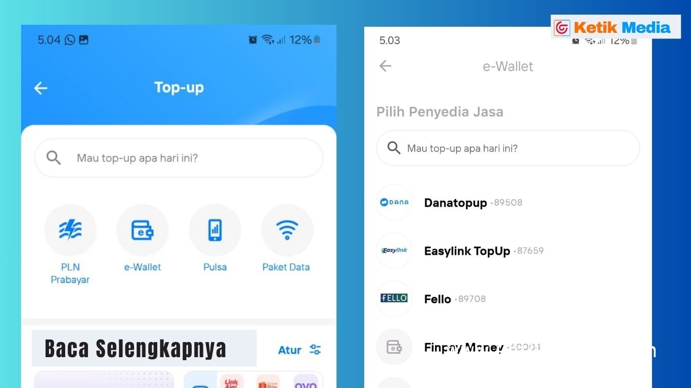 Cara Mengisi Saldo DANA Lewat Livin’ by Mandiri