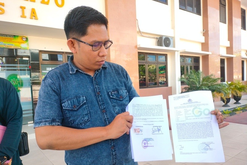 oknum polisi gorontalo
