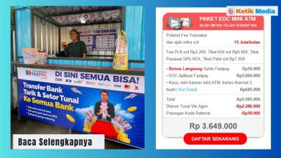Cara Mendapatkan Mesin EDC Gratis Perlengkapan Outlet dari Fastpay