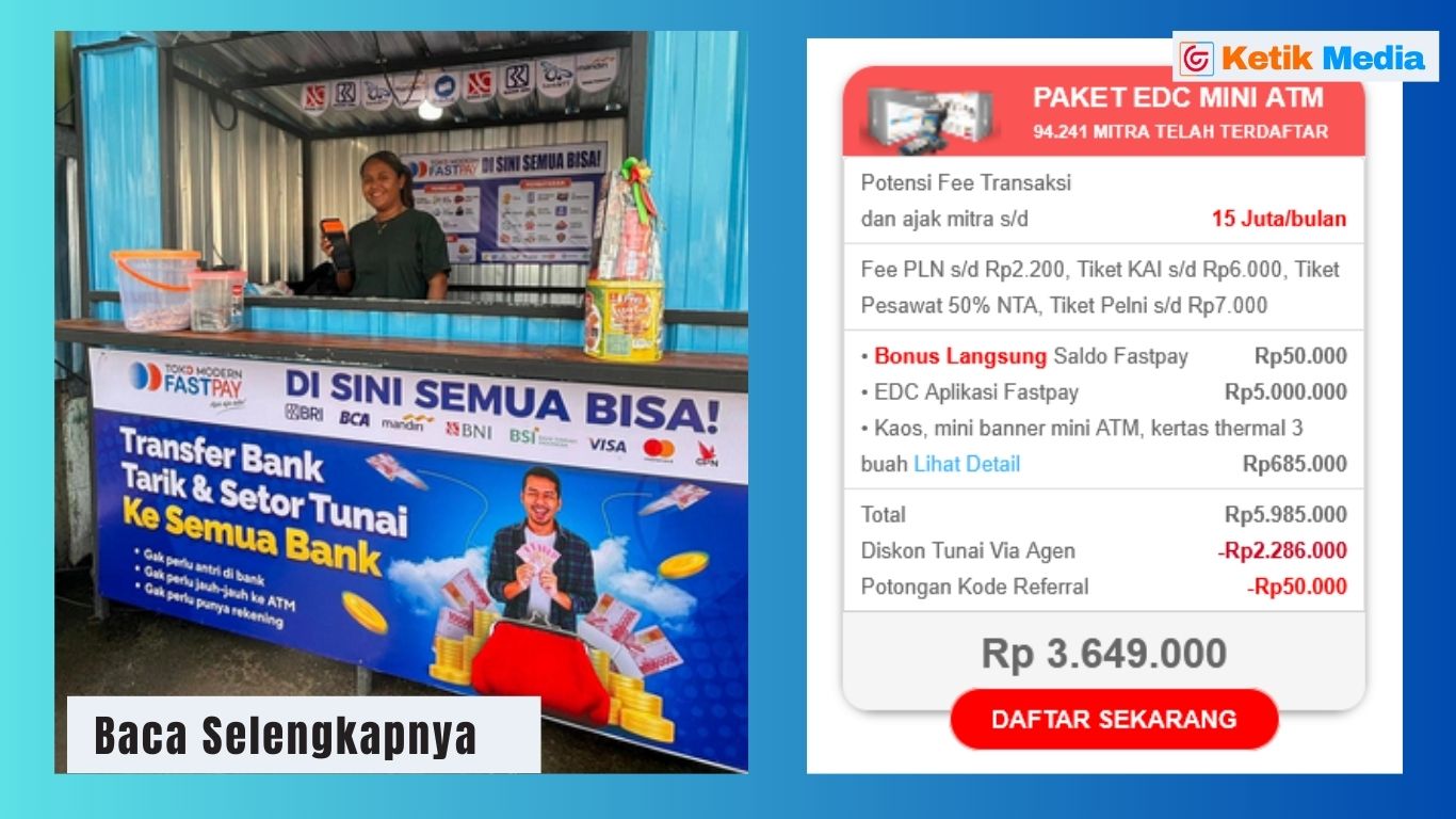 Cara Mudah Mendapatkan Mesin EDC Gratis Perlengkapan Outlet dari Fastpay (2)