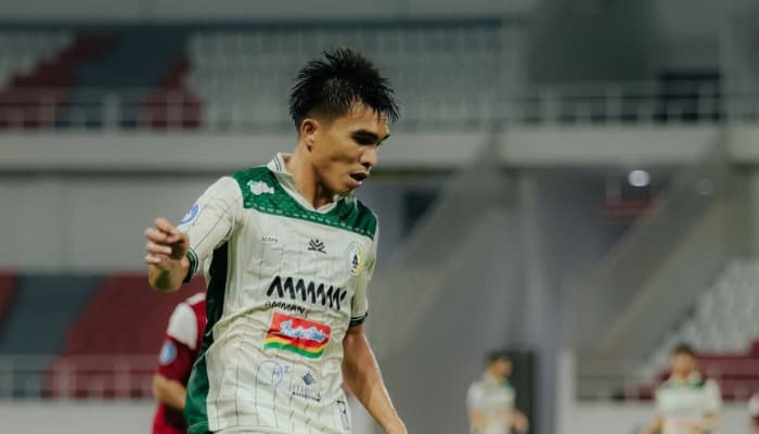 Potret salah satu pemain PSS Sleman sedang bermain (Sumber Instagram @pssleman)