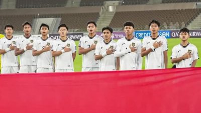 Potret skuad Timnas U 17 Indonesia jelang bermain (Sumber Instagram @timnasindonesia)