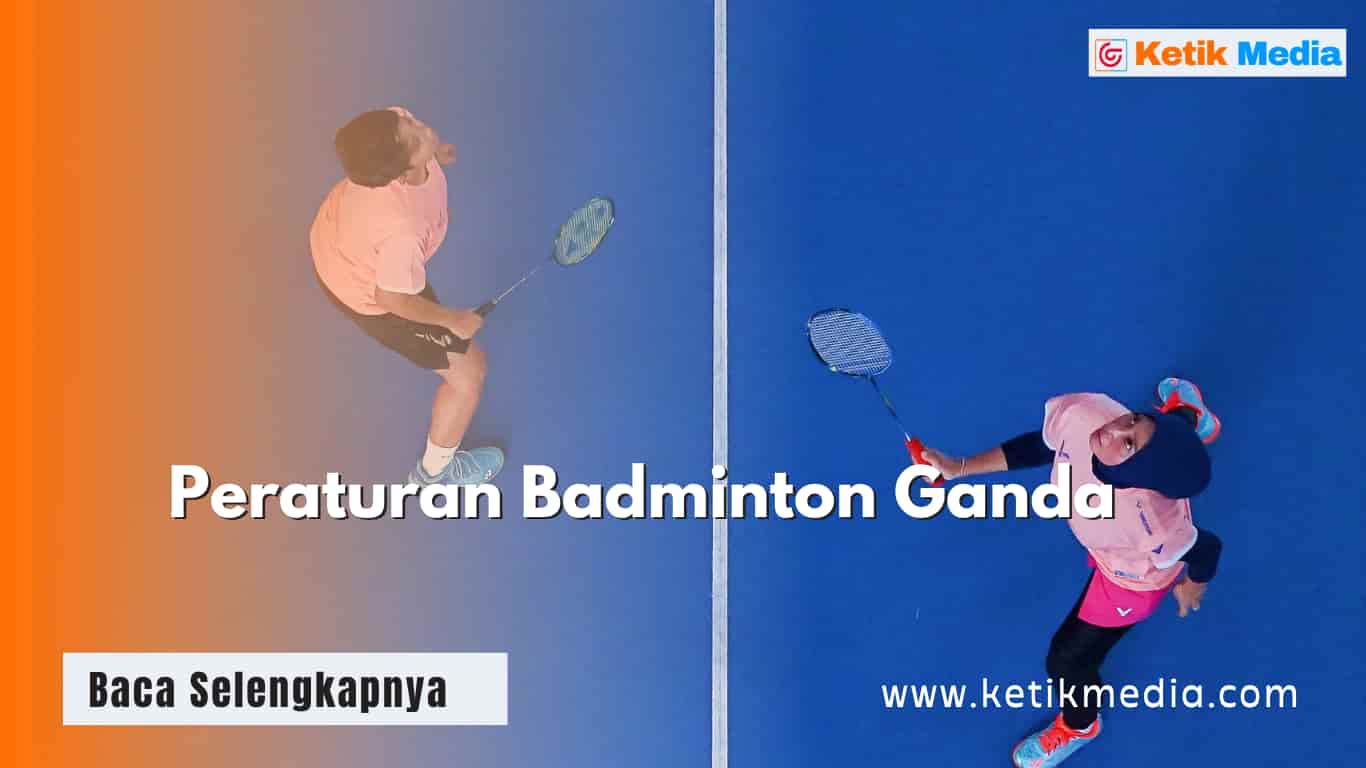 Peraturan Badminton Ganda, Lapangan dan Aturan Servis Beda (Pexels Noel Snpr)