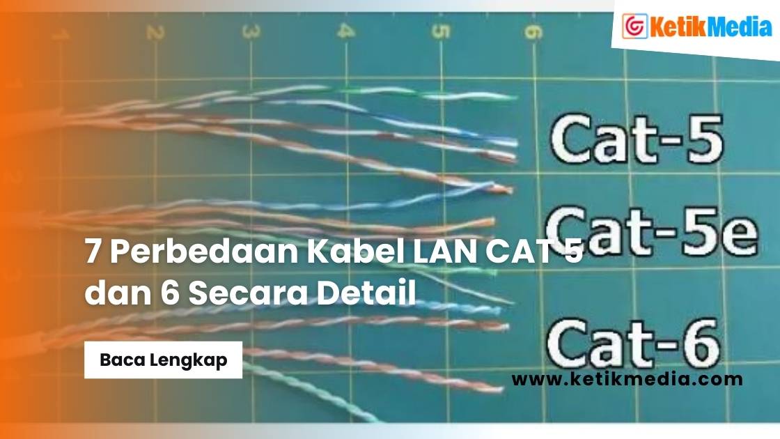 Perbedaan Kabel LAN CAT 5 dan 6