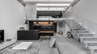 rumah minimalis industrialis