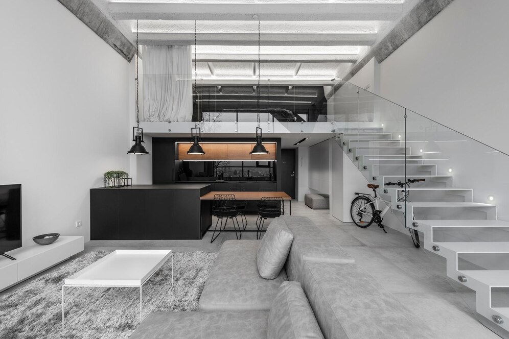 rumah minimalis industrialis