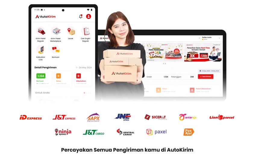 Cara mudah daftar bisnis ekspedisi dengan daftar Autokirim