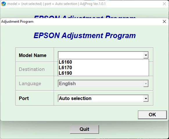 Download Resetter Epson L6170 Terbaru