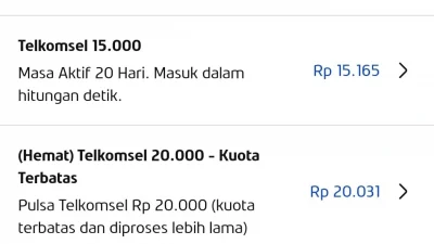 Harga Pulsa Payfazz (Fazz Agen)