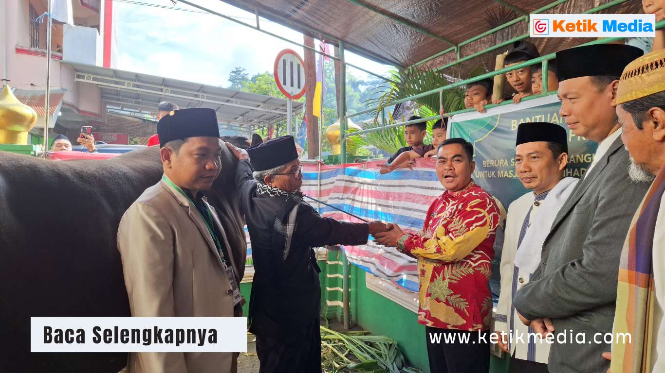 Sapi Kurban Presiden Prabowo ke Masjid Nurul Jihad Sepon Makale