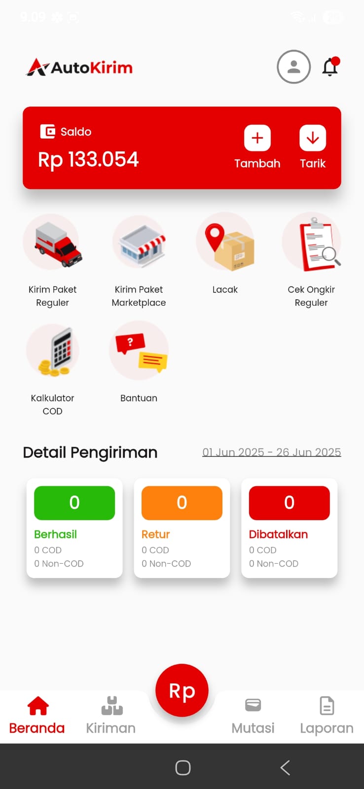 Cara Login Autokirim melalui aplikasi auto kirim