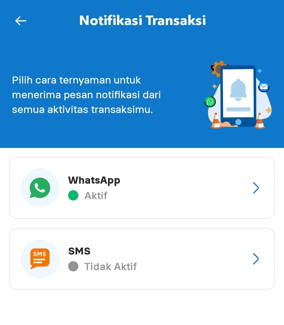 Cara Hapus Biaya Notifikasi Sms dan Whatsapp Bank BRI