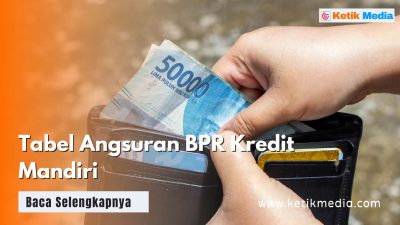 Tabel Angsuran BPR Kredit Mandiri dan Cara Pengajuannya