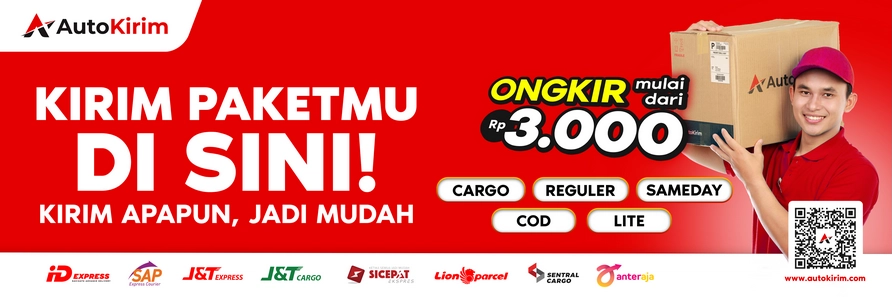 Spanduk dan Cara Daftar Agen Ekspedisi AutoKirim di HP