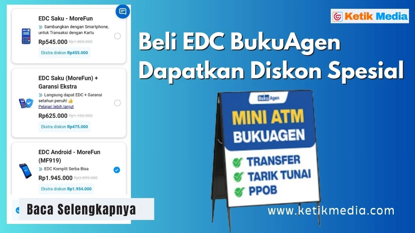 harga edc buku agen