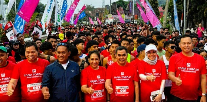1.400 Pelari Meriahkan Tana Toraja Half Marathon 2025