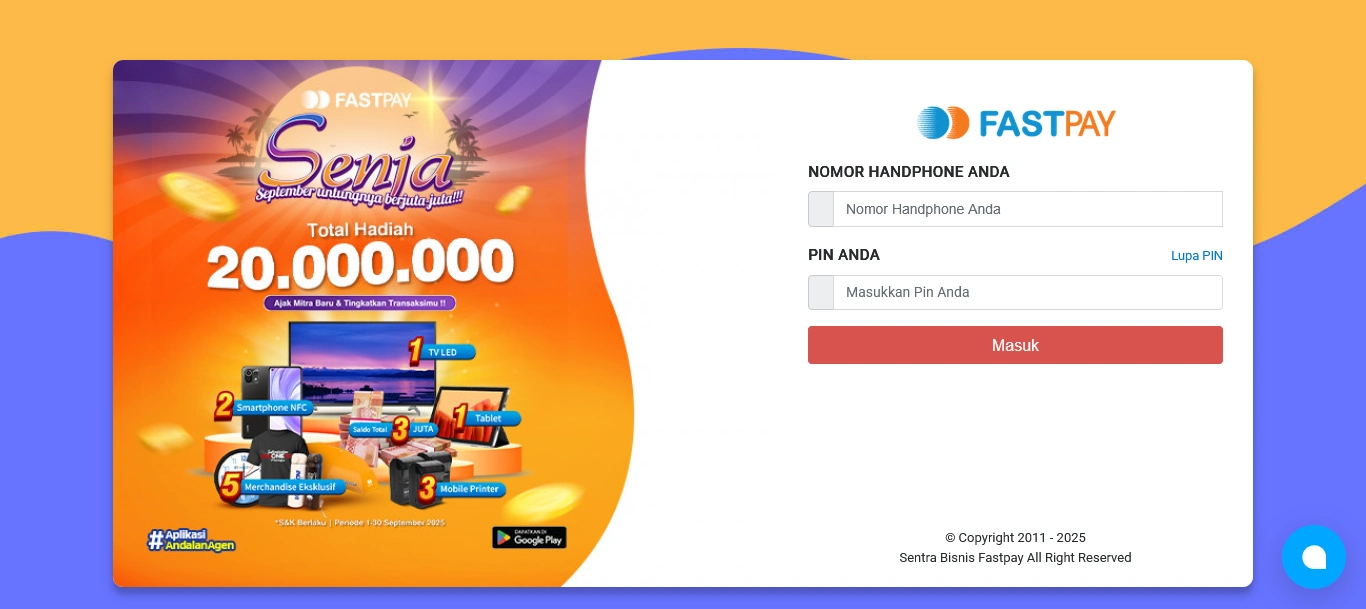 Cara Login Fastpay di HP Android, Website, Dekstop Hingga EDC Fastpay