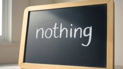 Apa Artinya Nothing, Nothing to Lose, dan Nothing Special