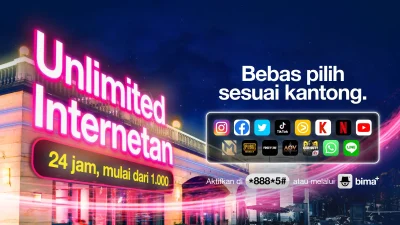 Catat! Begini Cara Beli Paket Tri Unlimited Bulanan