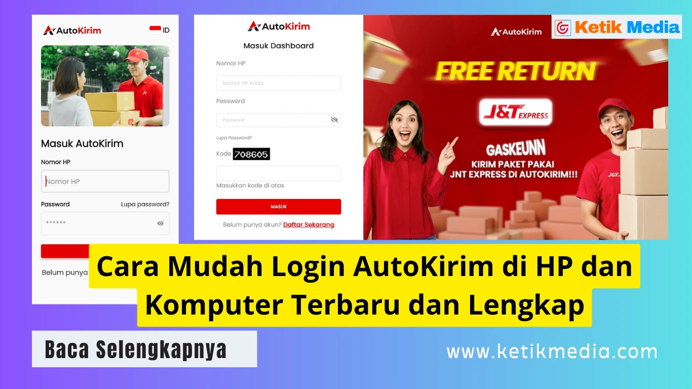 Cara Login AutoKirim di HP dan Komputer Terbaru dan Lengkap