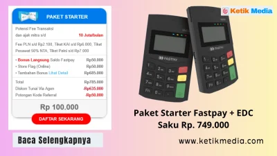 Apa Itu Paket Starter Fastpay, Komisi dan Cara Jadi Agen Fastpay