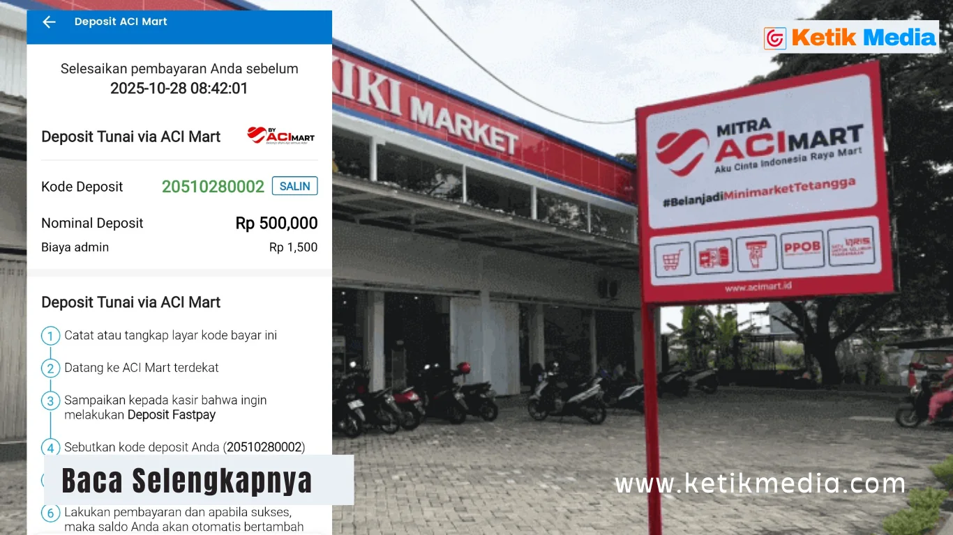 Tata Cara Isi Saldo Fastpay di Alfamart, Indomaret dan AciMart